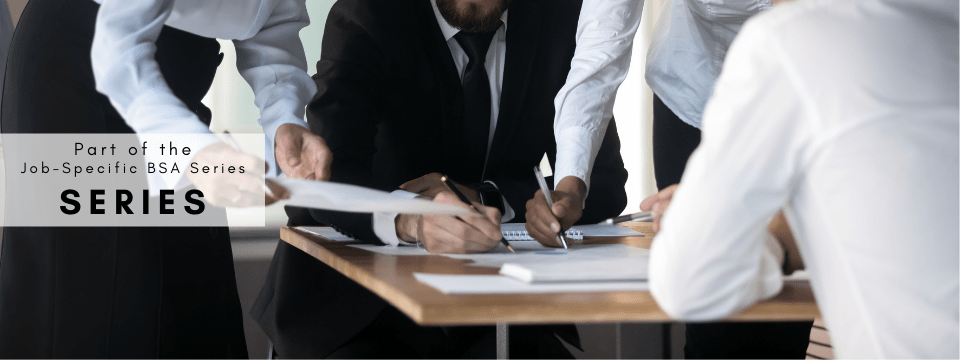 Job-Specific BSA Training for  Senior Management & Directors