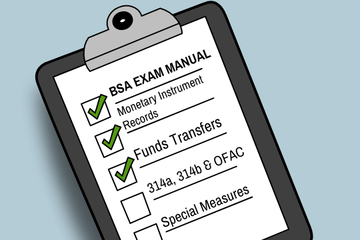 BSA Exam Manual Series: Monetary Instrument Records, Funds Transfers, 314a, 314b & OFAC & Special Measures